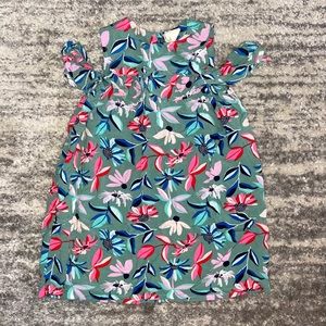 Vivid Floral Swing Dress